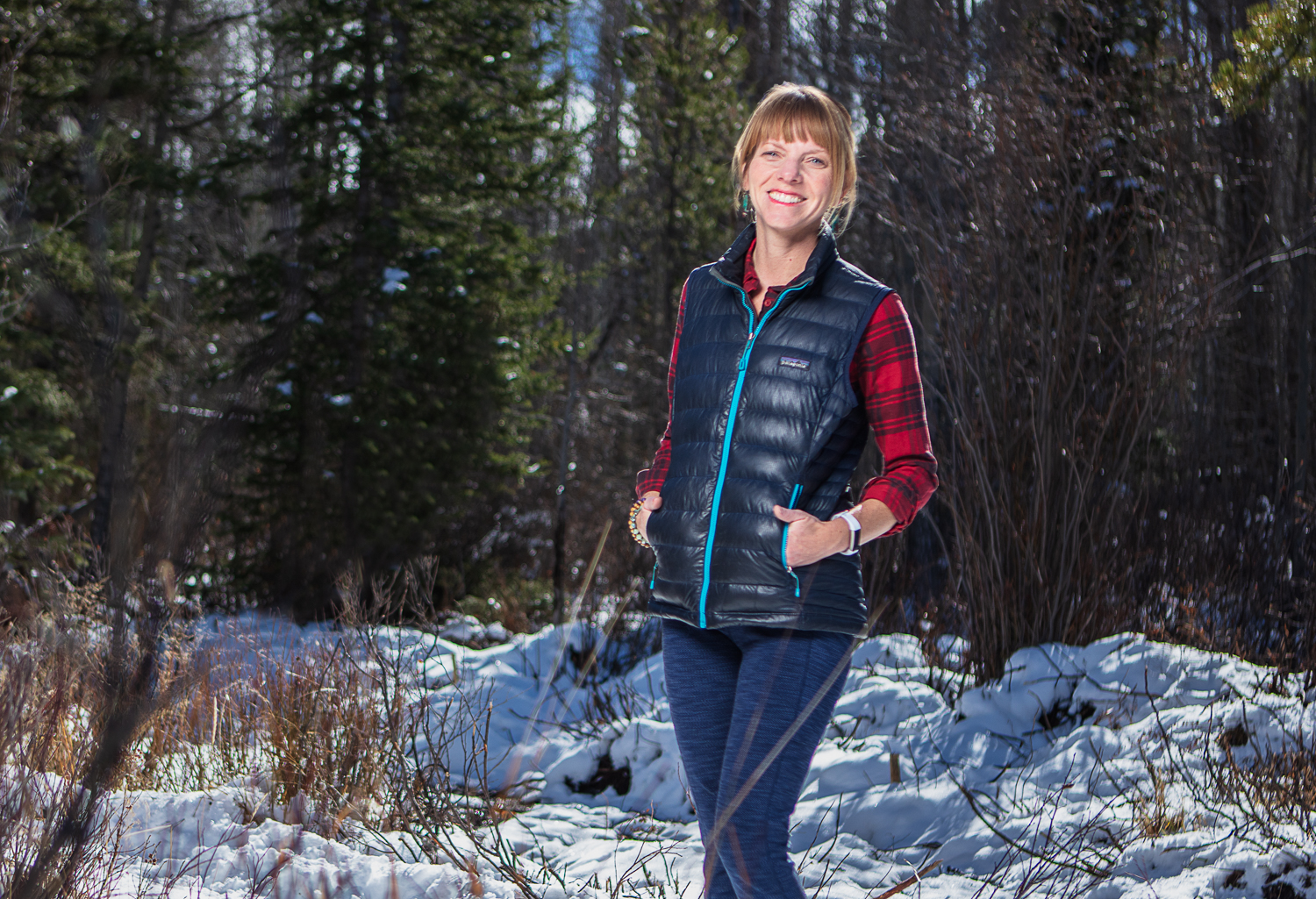 Emily Marquis certified wellness coach standing outdoors